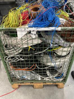 Preview: 435 Kilo Kupfer, Kabelschrott , Kabel , Verschnitt (siehe Bild) ***ABVERKAUF***